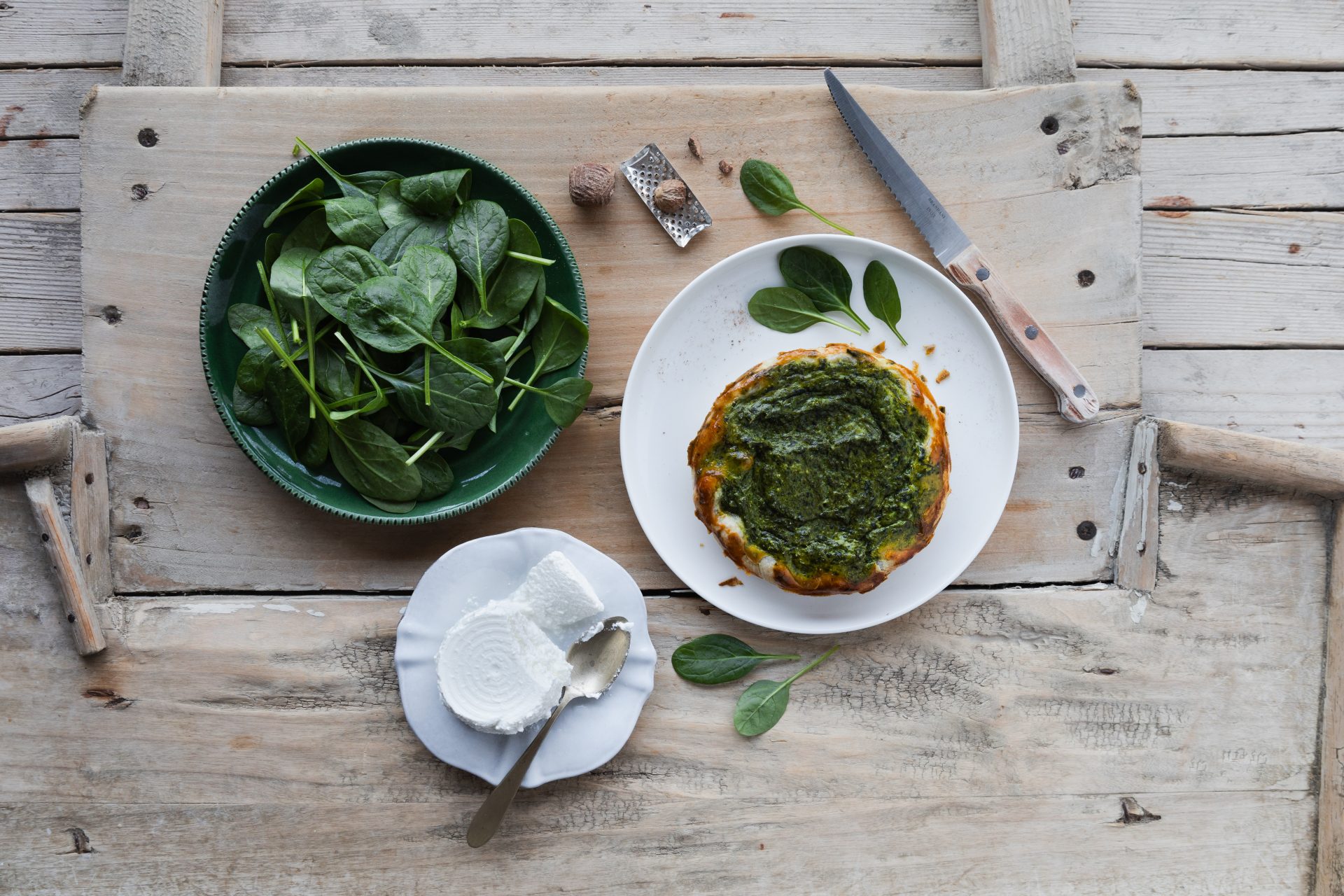 Torta Spinaci e Ricotta