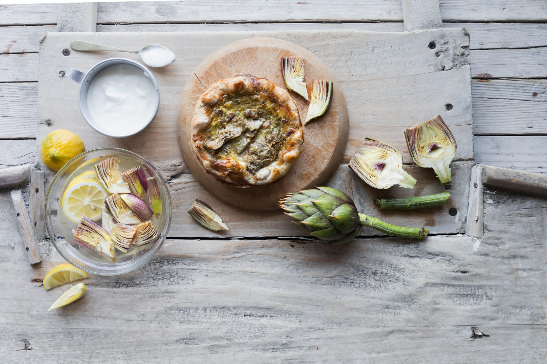 Torta Salata ai Carciofi