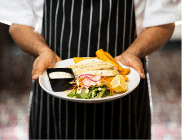 Chef Al Volo Food al lavoro