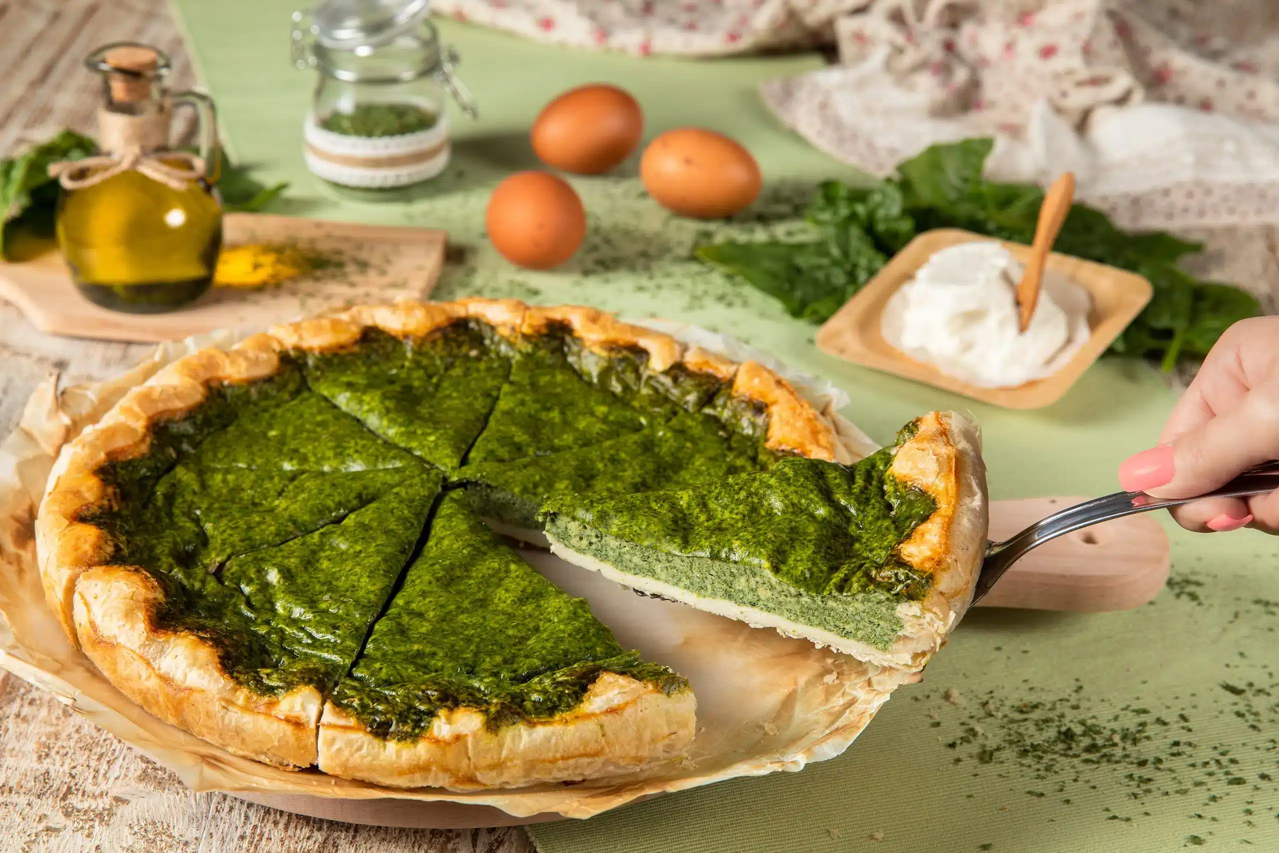 Torta ricotta e spinaci